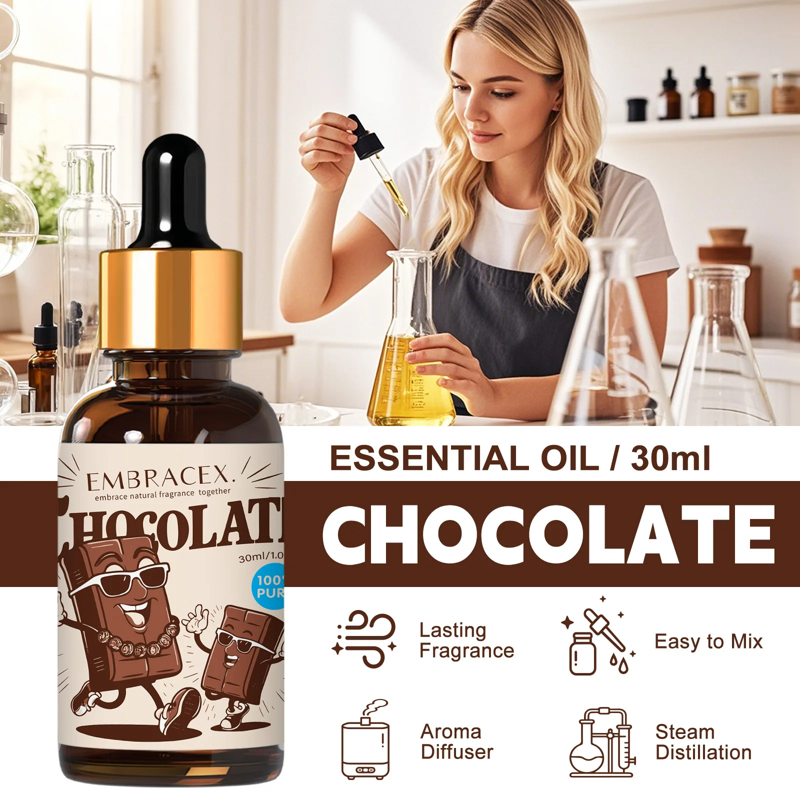 30mlChocolate Essential Oil C - Candle Making Oil Scents recension och pris
