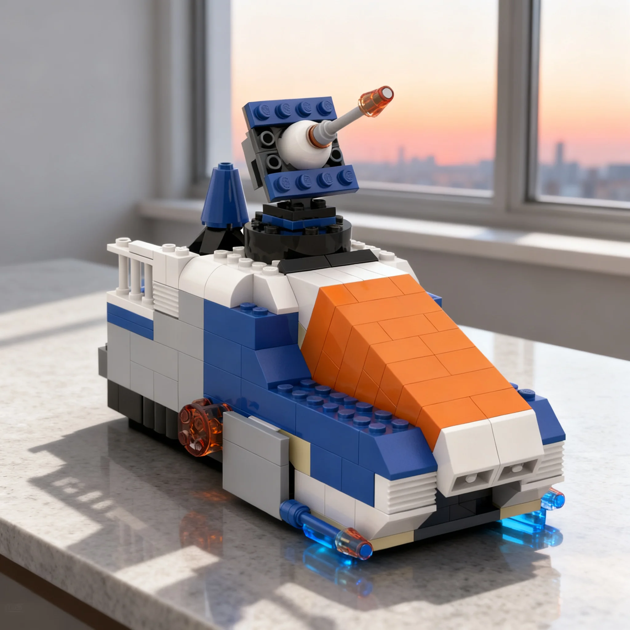247pcs MOC Space Ice Planet 2002 Frost Rover Model Building Blocks Architecture Christmas Gift Toy Collection Craft Birthday