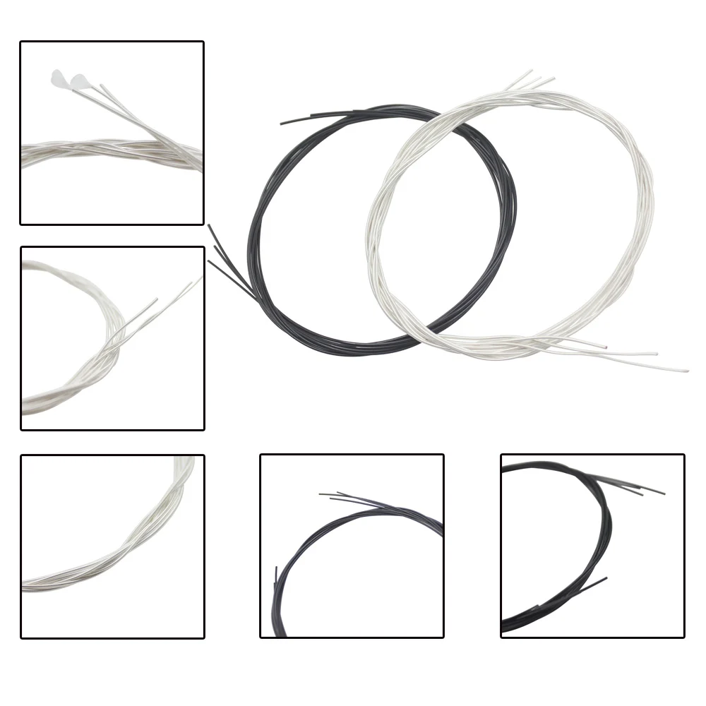 나일론 기타 와이어 줄, 기타 로프 스트링, 기타 액세서리, 악기 부품, 6 개