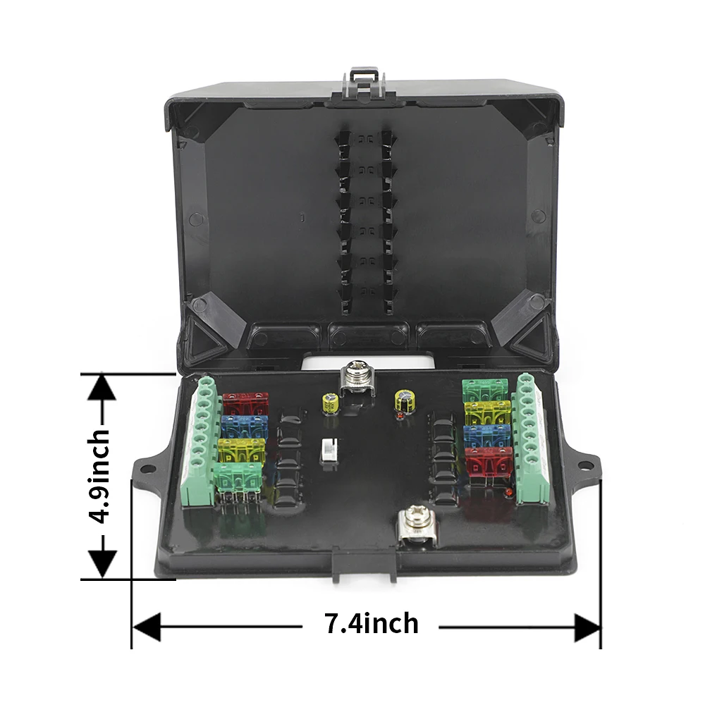 لوحة تحكم باللمس عالمية عالية الجودة ذات 8 مفاتيح RV على الطرق الوعرة التحديثية 8 اتجاهات مع صندوق التتابع