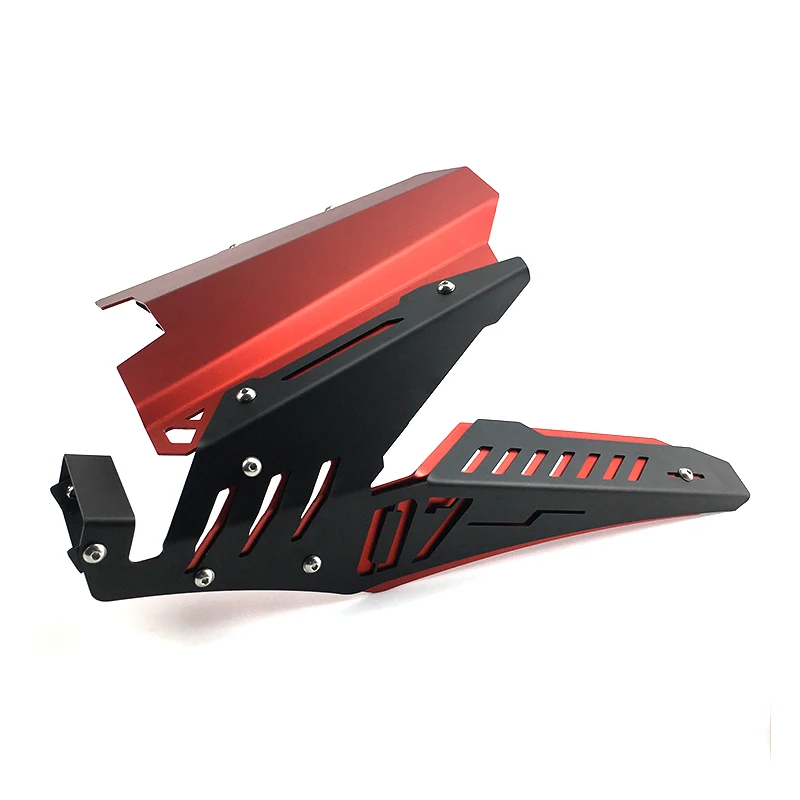 For YAMAHA MT07 2014-2022 MT-07 FZ07 Motorcycle Accessories Rear Fender Mudguard with Chain Guard Cover Protector