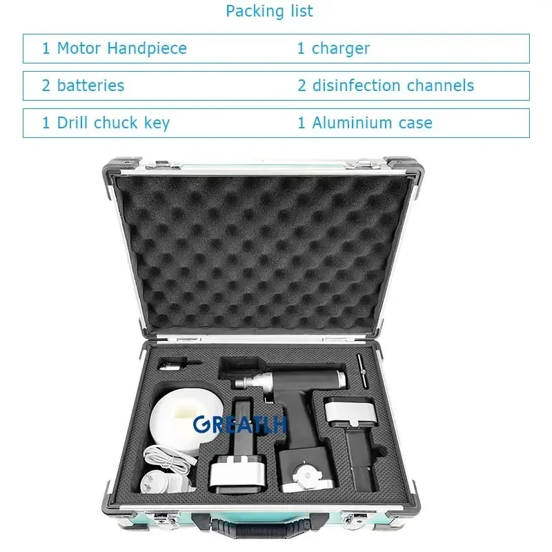 Dual Electric Bone Drill  Orthopedic Bone Drill Removable Chuck Medical Power Instruments Orthopedic Saw