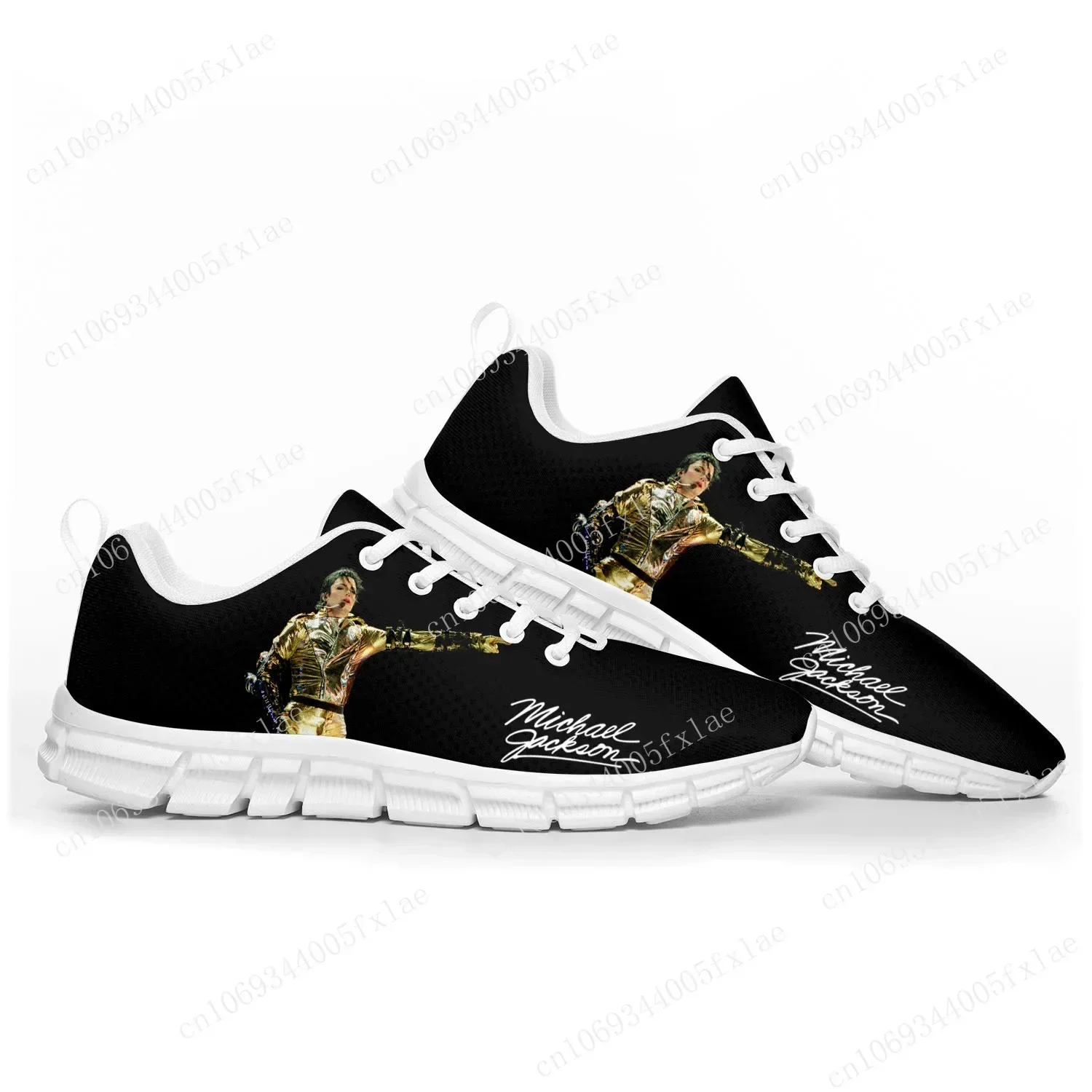 Michael Jackson Pop Singer Dancer Sports Shoes Mens Womens Teenager Sneakers Custom High Quality Couple Shoes