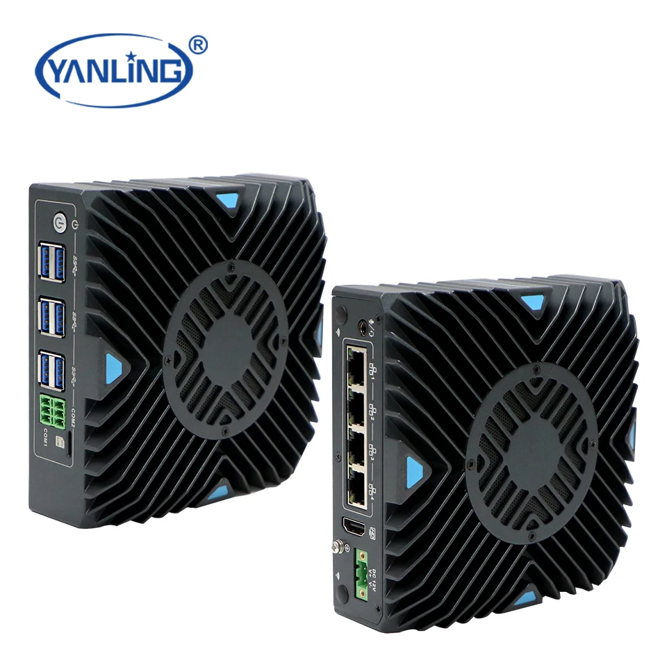 Cheap Chinese Computer In-tel Core I7-10810U 4 Ethernet Ports Mini Pc Firewall
