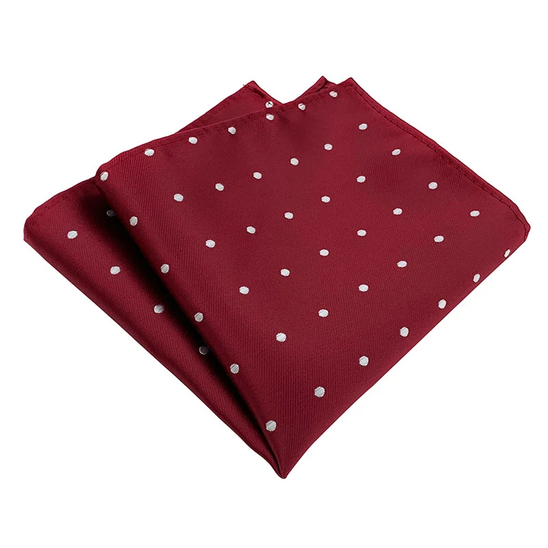 Newest Styles Pocket Square Handkerchief Elegant Blue Red Jacquard Hanky Fit Shirt Accessories Daily Wear Cravat Festival Gifts