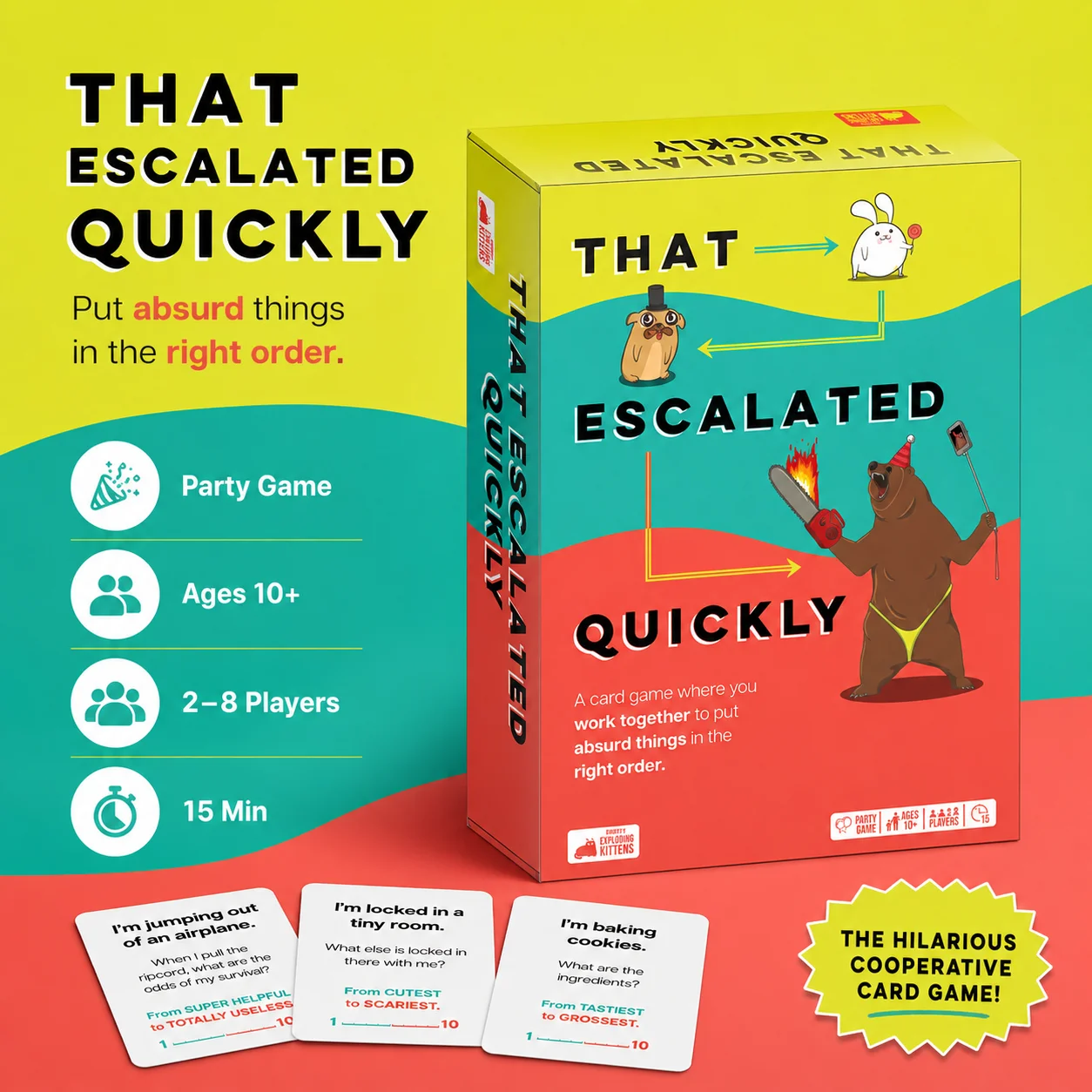 Jeu de cartes That Escalated Q - Quick Games Party avis et prix