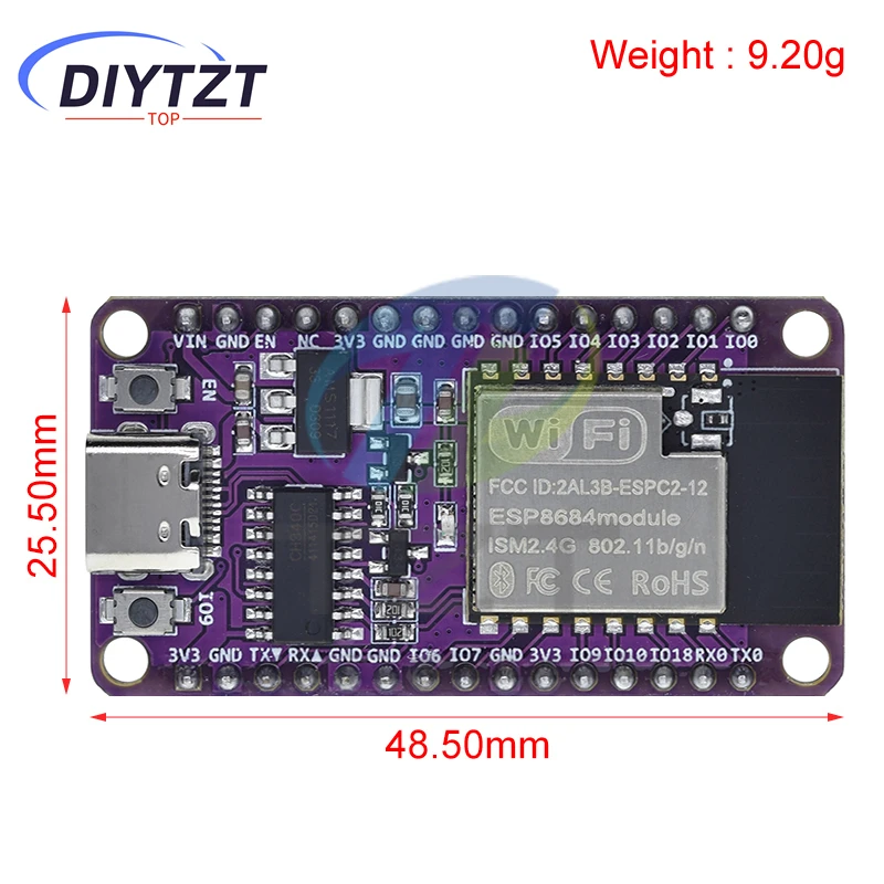 ESP8684 Development Board TYPE-C USB ESP32-C2 ESPC2-12 DevKit Serial CH340 WiFi+Bluetooth Dual Core Module For Arduino