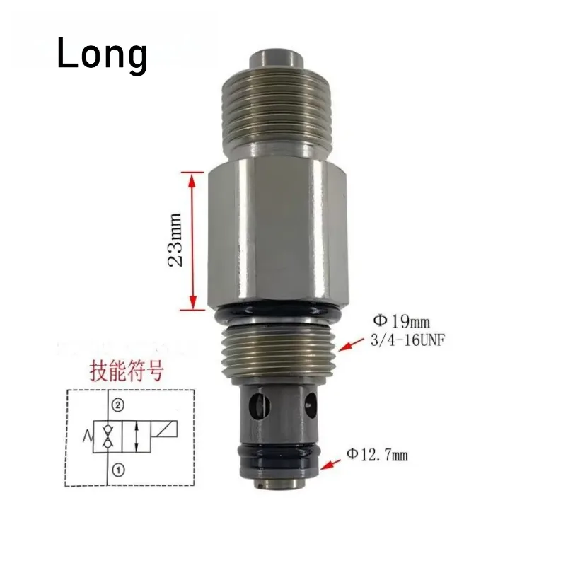 Hydraulic Power Unit Pressure Relief Valve SHF08-227 Lifting Platform Manual Oil Drain Valve Small High Pressure