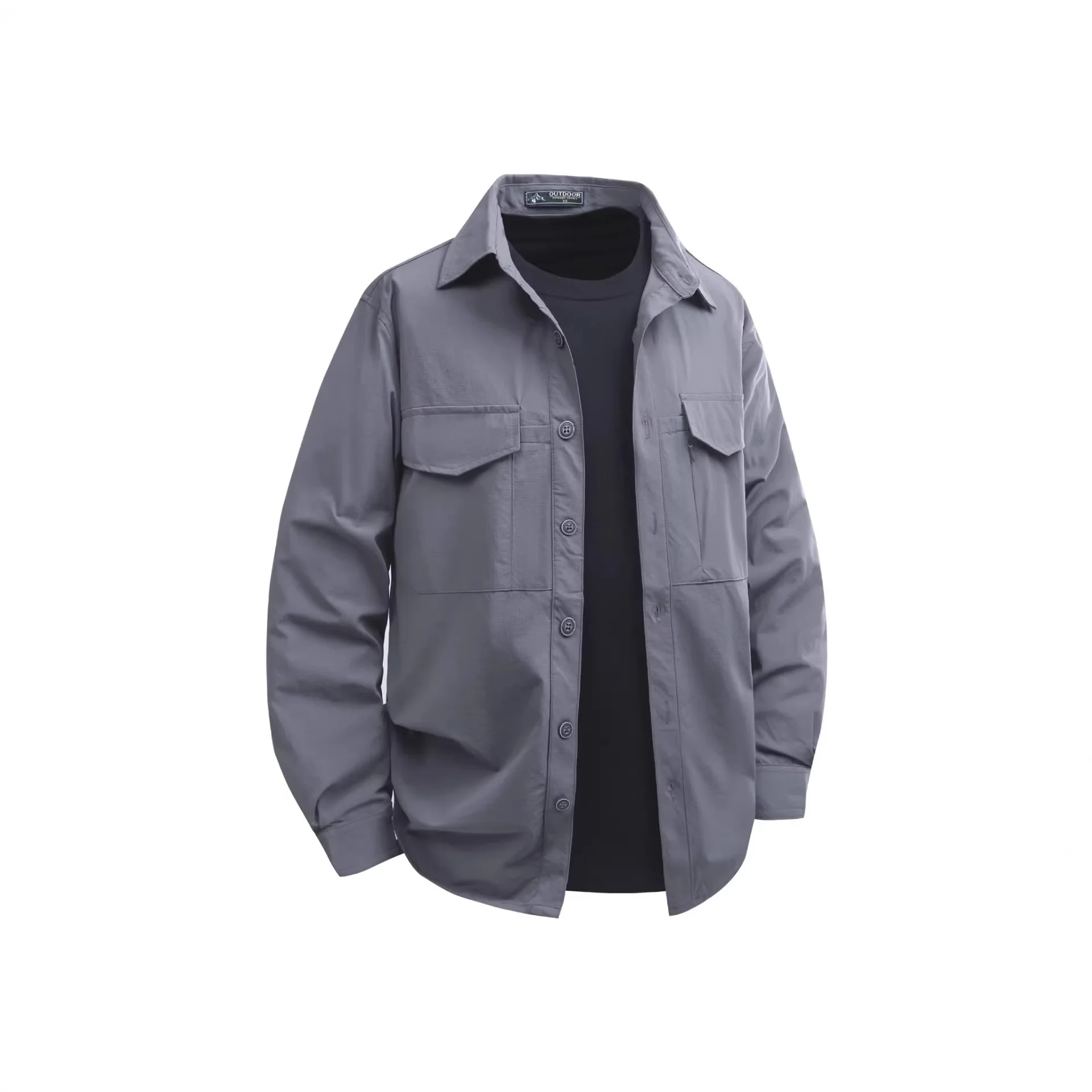 2026 New Model Quick-Drying Long-Sleeved Shirt - Stretchable Sun-Protective Mountaineering Workwear Shirt European size