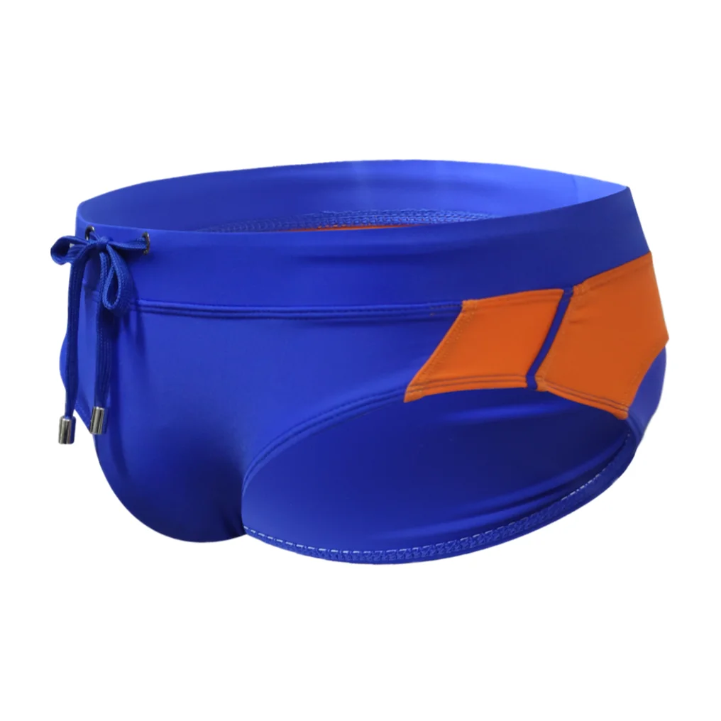 2026Summer color matching fashion European and American triangle  beach trend, triangle swimming trunks men UXH030