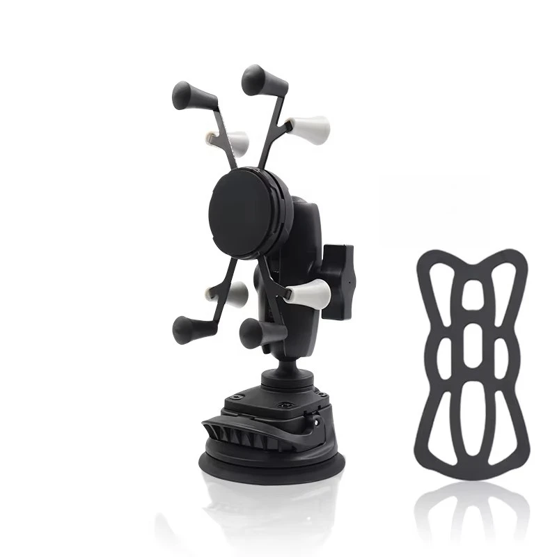 

Flexible 2-in-1 car windshield fixed X car phone holder
