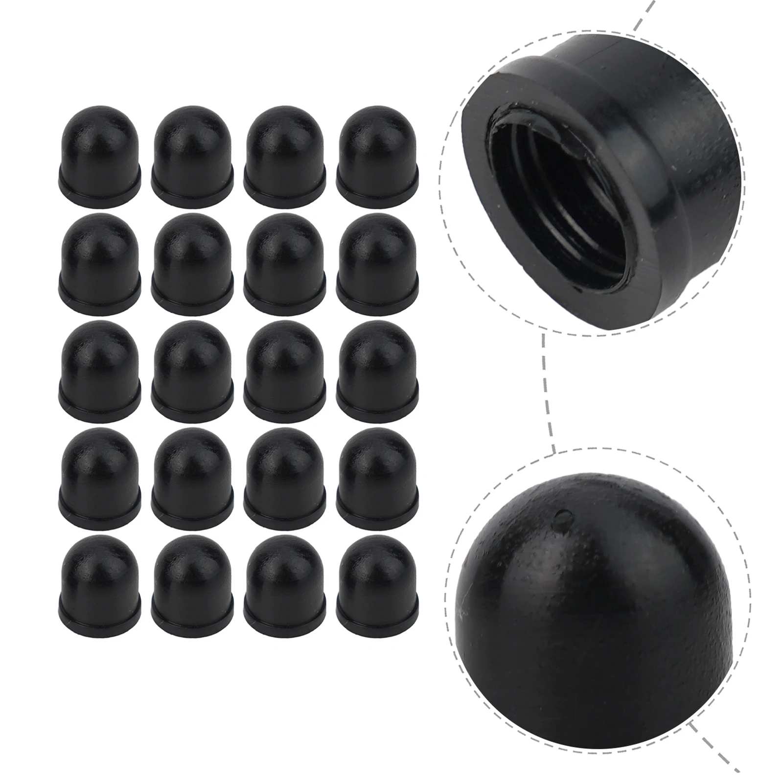 20Pcs Replacement Skateboard Pivot Cups 12mm Skateboard Longboard Accessories Pivot Tube For 3.25 Inch Small Fish Part