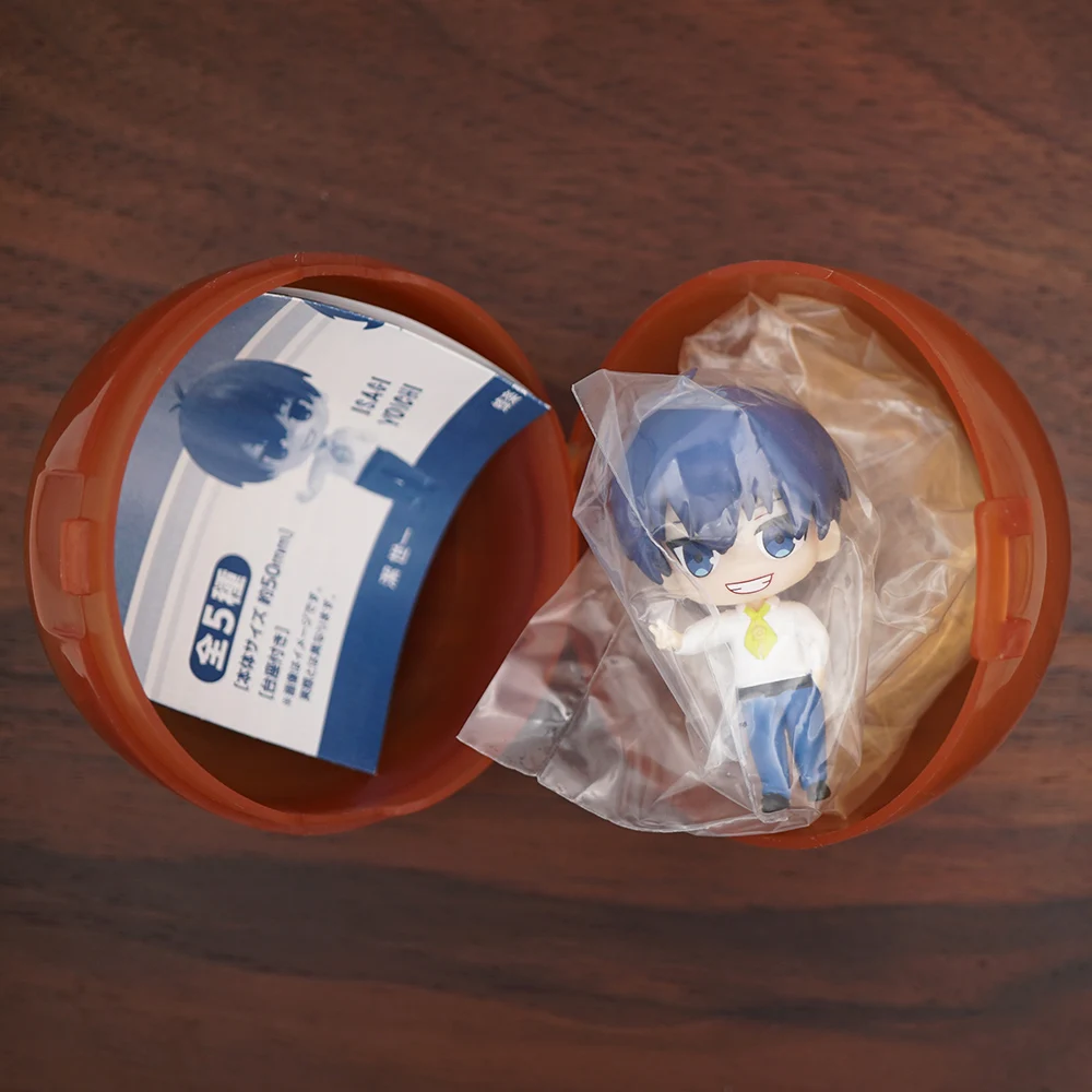 Bloqueio azul anime nagi seishiro rin itoshi isagi yoichi chigiri bachira meguru 50mm figura pequena original caspule brinquedos