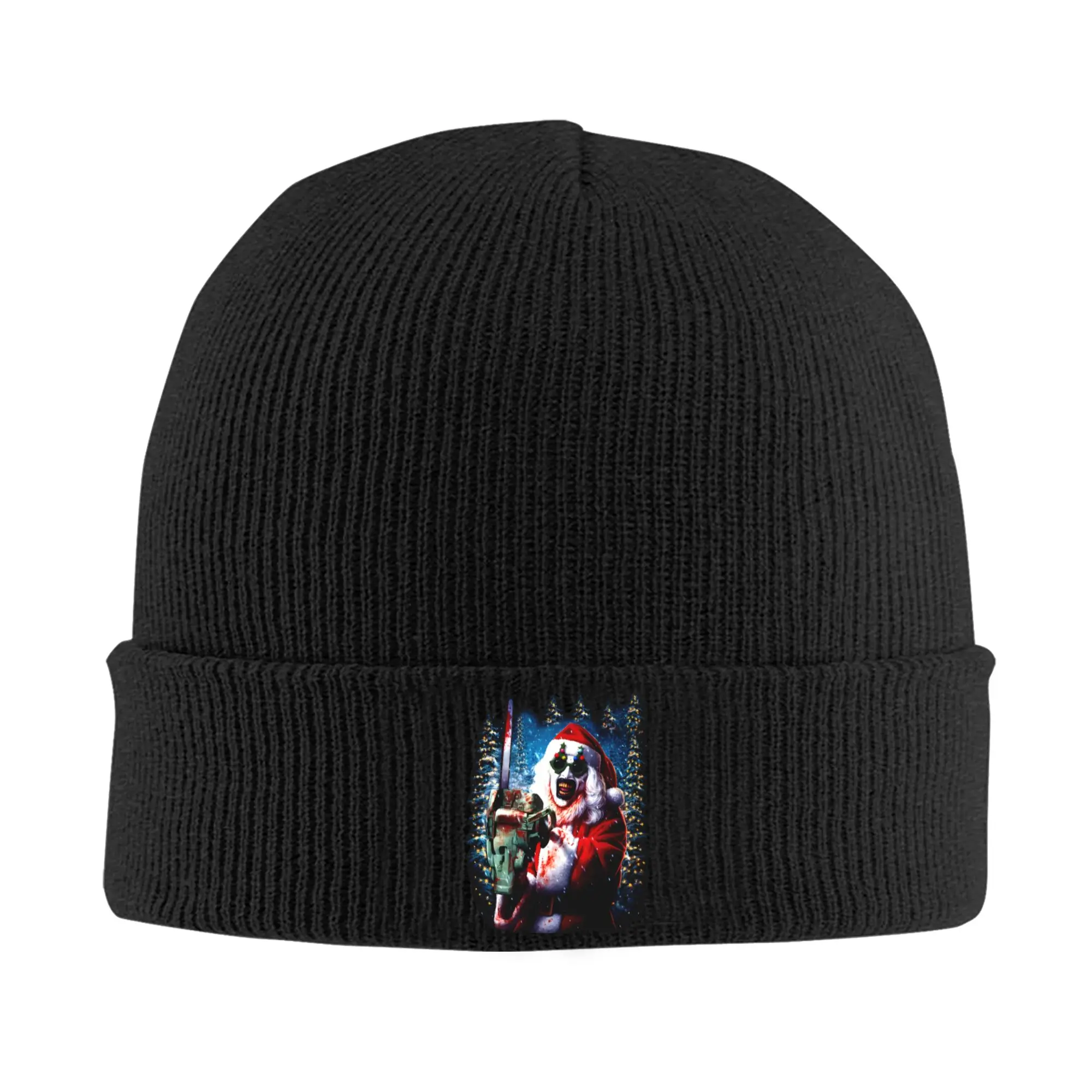 Christmas Terrifiers Horror Movie Knitted Caps Women's Men's Beanies Autumn Winter Hats Halloween Hip Hop Cap
