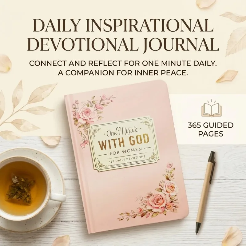 Journal de prière pour femmes, 365 jours, carnet de dévotion quotidienne avec index biblique et couverture rigide pour usage domestique