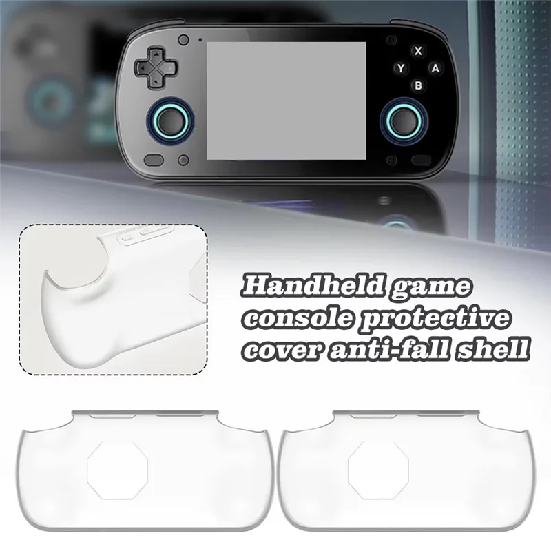 Untuk Retroid Pocket Mini Grip Melindungi Casing Cangkang TPU untuk Retroid Pocket Mini Pegangan Resmi untuk RPMIN Retro Console Stand