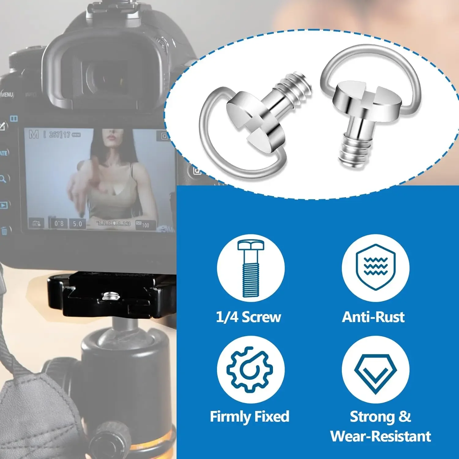 20-1PCS Stainless Steel 1/4