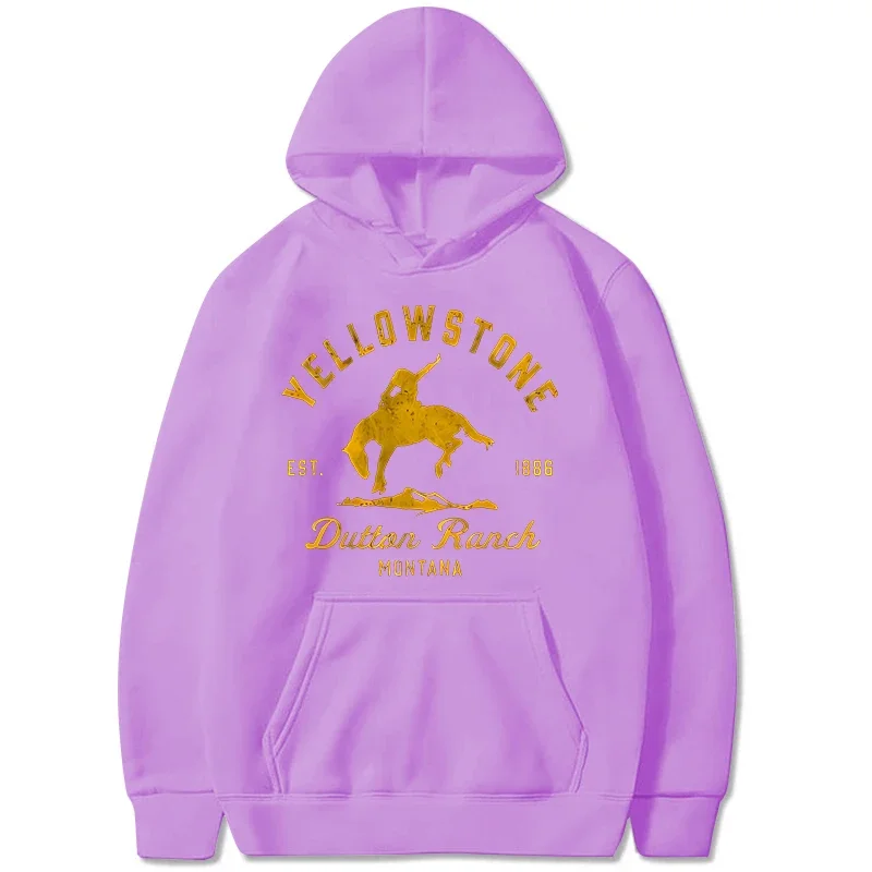 Hot New Yellowstone Dutton Printed Pullover Fashion Women Men Hoodies Long Sleeve Casual Harajuku Hooded Sweatshirt