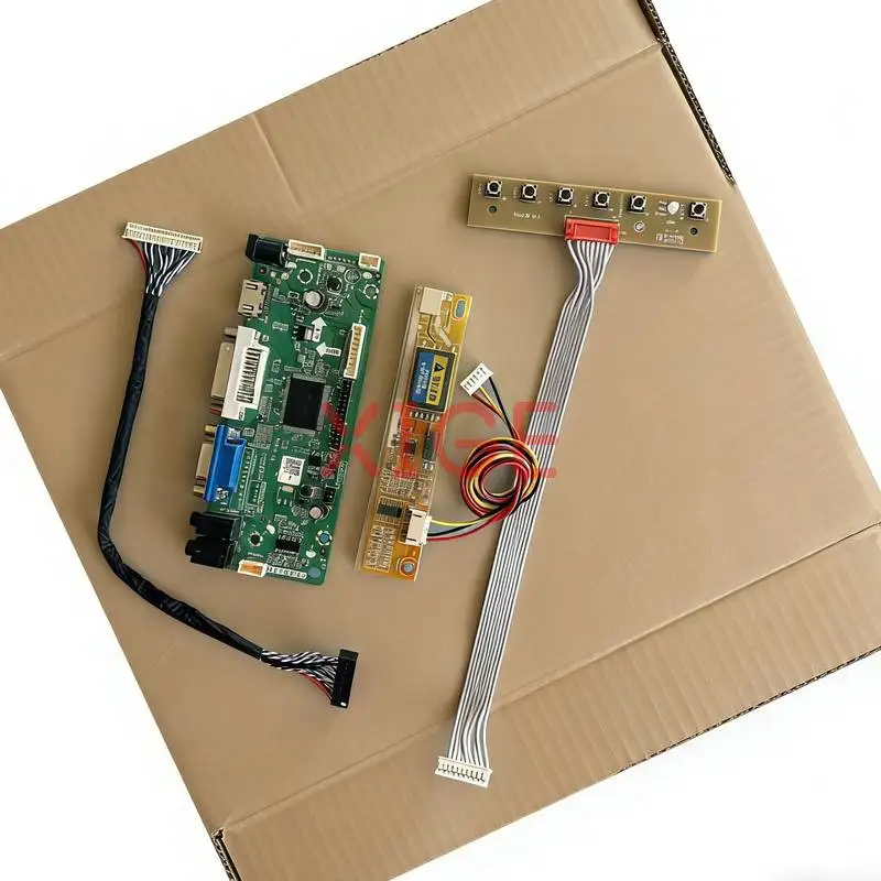 

Комплект платы контроллера драйвера экрана для LTN150XB TM150XG LTN150X6 LTN150XG, DIY, 30-контактный LVDS, 1024*768, 1-CCFL, VGA, DVI, HDMI