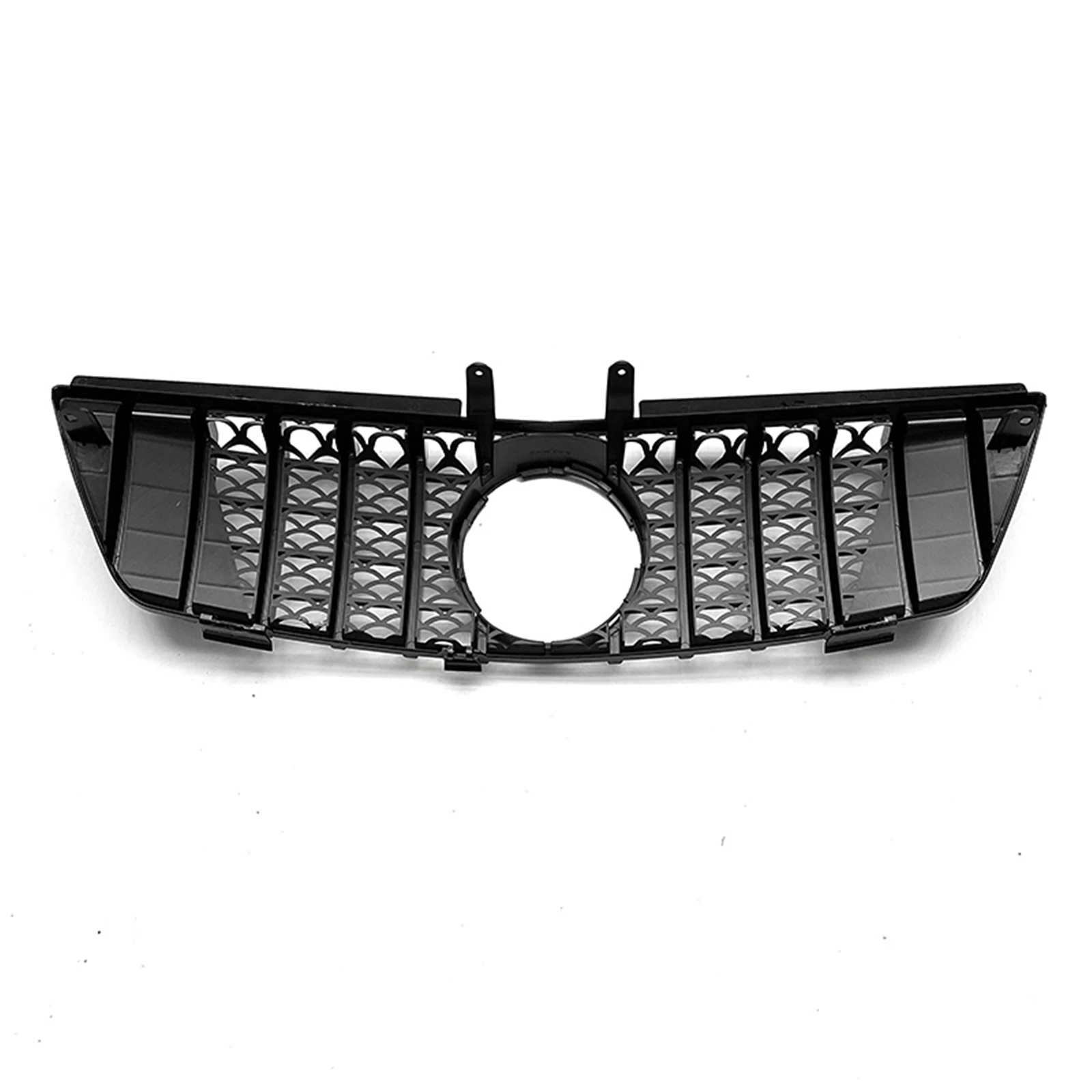 Front Grille Grills Trim Upper Bumper Hood Mesh Grid Auto Kit For Mercedes-Benz ML Class W164 ML320 ML350 ML550 2005-2008