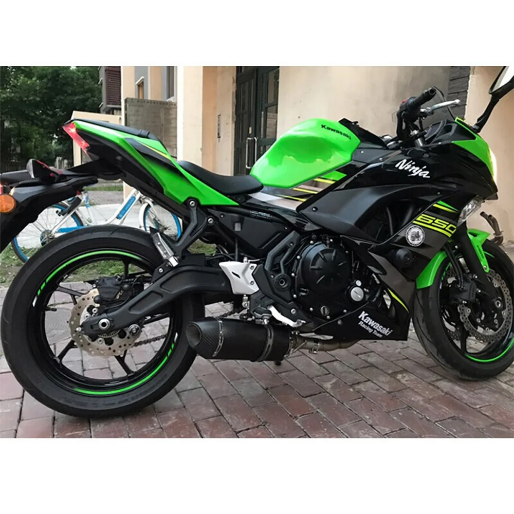 Auspuffanlagen für Kawasaki Z650 Ninja 650 2023-2025 51mm Krümmer Schalldämpfer Auspuffrohre – Detail 7