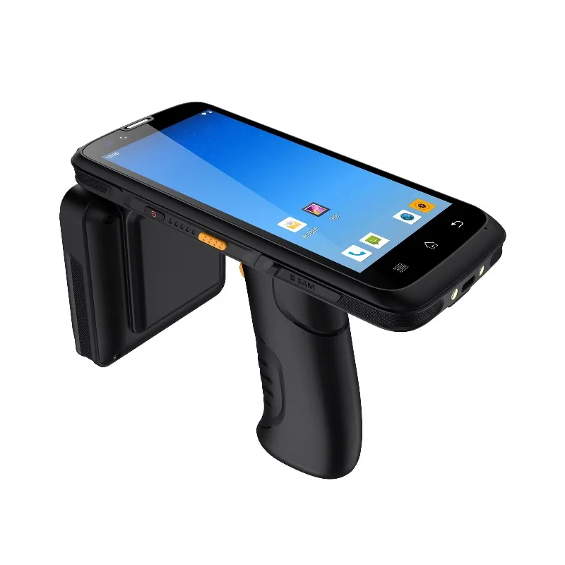 UHF RFID Handheld Long Range PDA Reader with Intel Processor 10000mAh Battery 8 Hours Life Stock for Warehouse Inventory
