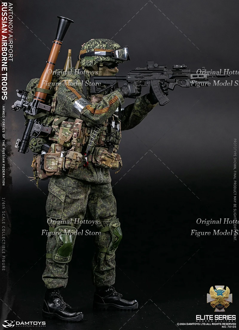 DAMTOYS 78105 1/6 스케일 남자 군인 러시아 공수 군대 Antonov 공항 풀 세트 12 인치 액션 피규어 인형 컬렉션