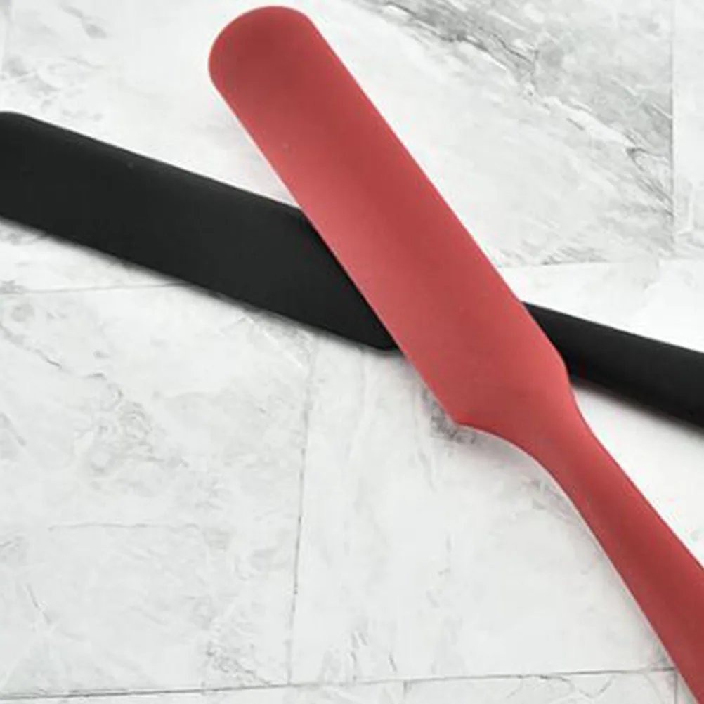 

4Pcs Multifunction Silicone Spatula Baking Tool for Cake Cream Pastry Decoration Kitchen Gadget Black Red Silicone Spatula