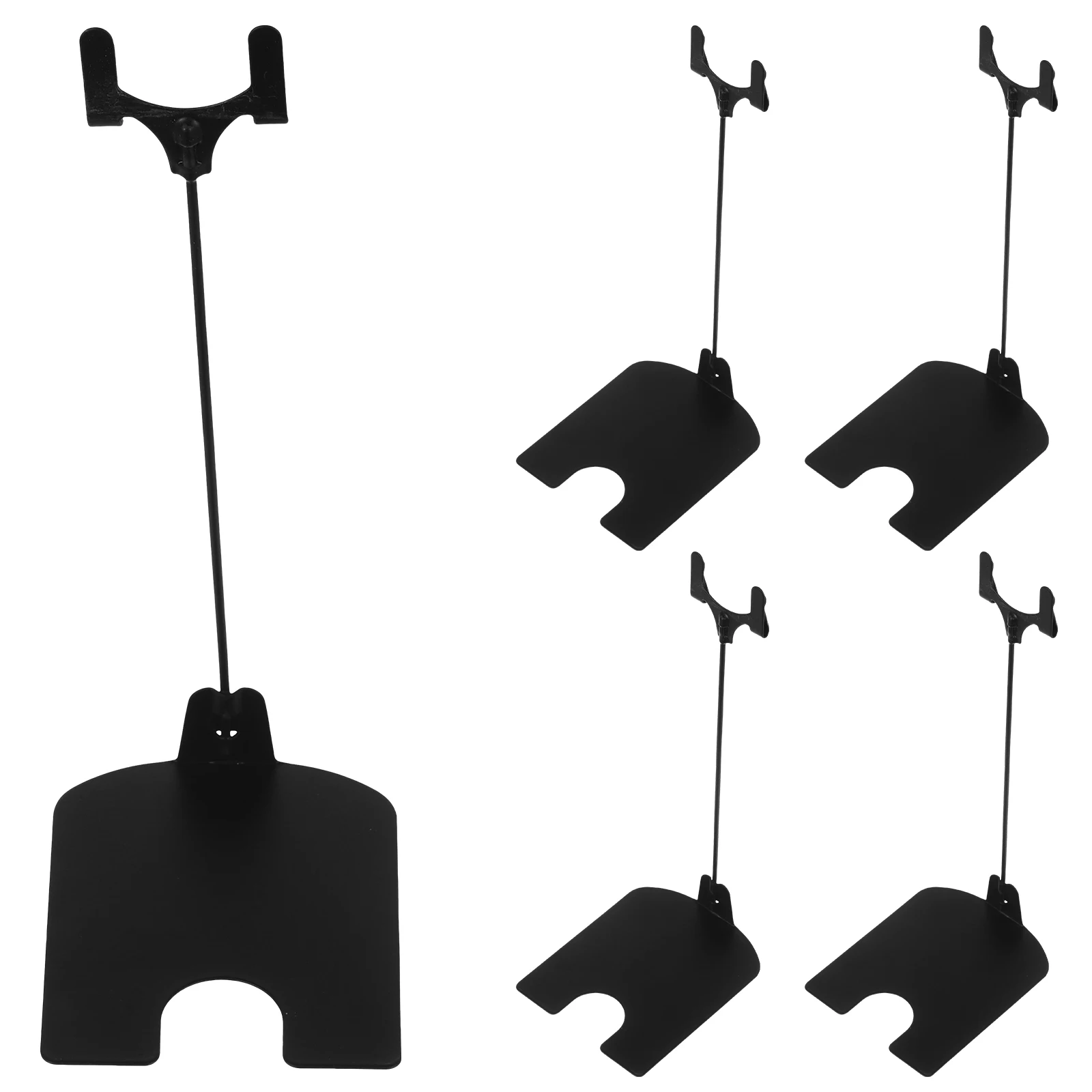 

5pcs Tag Desktop Stand Clip Iron Retail Display Sign Metal Organizer Card Display Price Label Holder Vertical Price Card Holder