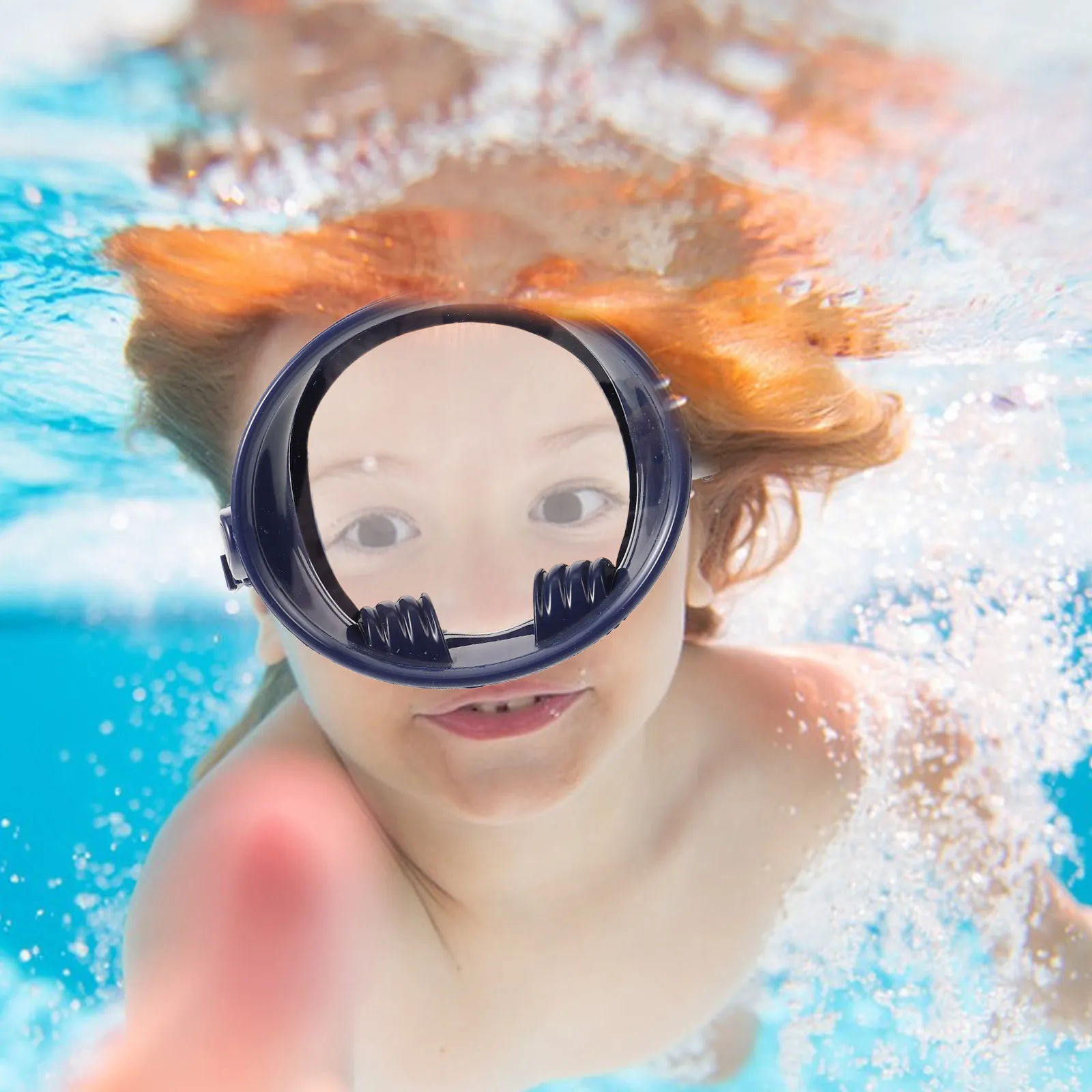 

Очки для плавания с широкой оправой для взрослых, унисекс, легкие, не протекающие, с регулируемым ремешком, портативные, с большой оправой