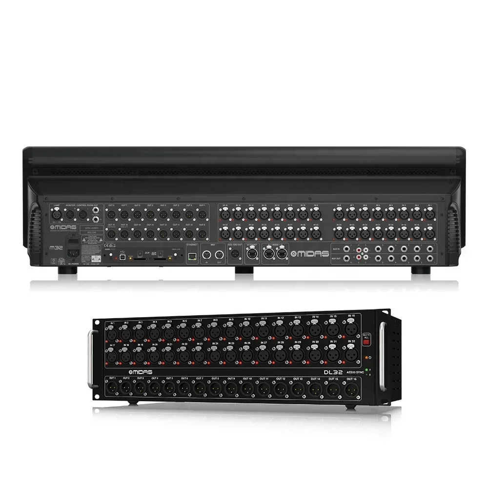 2026 Premium 2026 Premium Midas M32 Live Digital Mixer + DL32 Stagebox Bundle Studio Music Equipment Pa System Live Show Digital