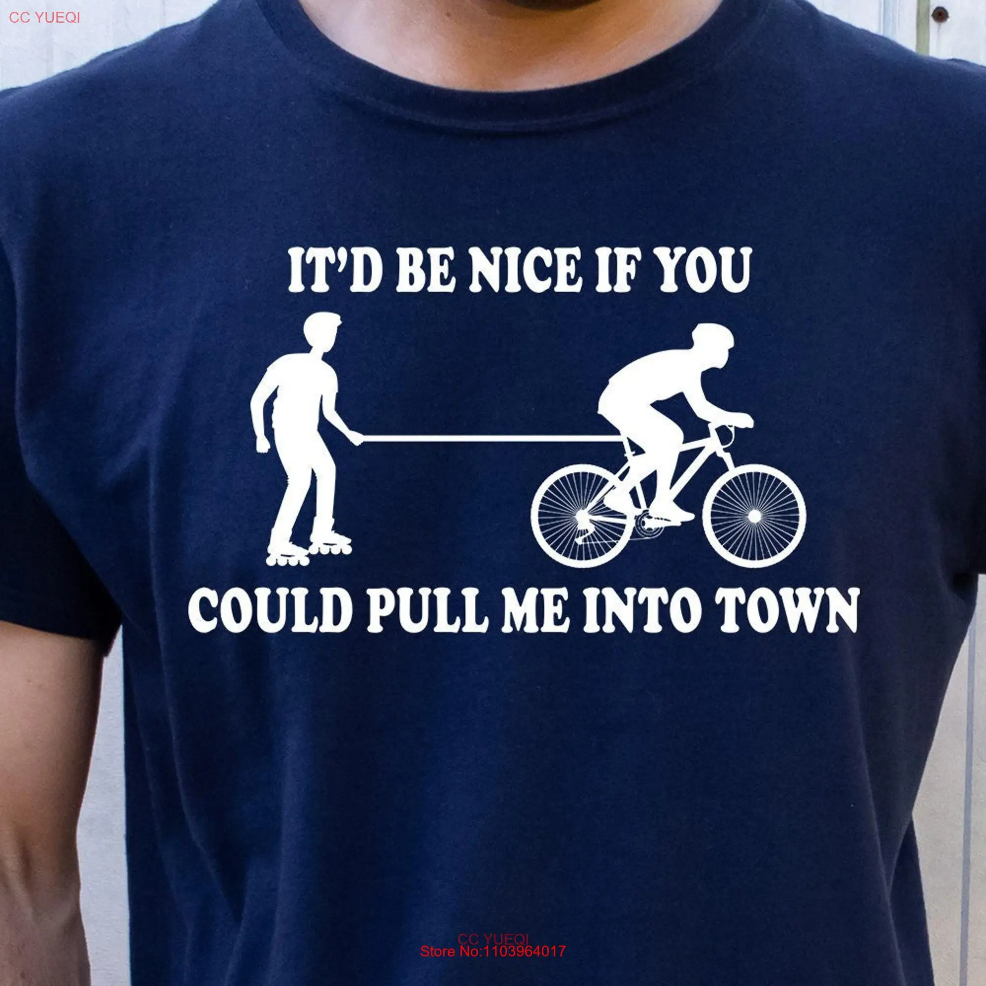 Было бы здорово, если бы вы могли затянуть меня в город, футболка с длинным или коротким рукавом Было бы здорово, если бы вы могли затянуть меня в город, футболка с длинным или коротким рукавом