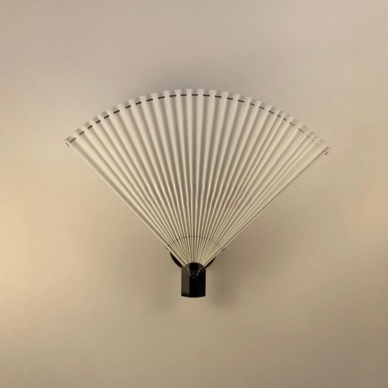 Retro Butterfly Folding Fan Shaped Wall Lamps Wabi Sabi Style Zen Tea Room Restaurant Coffee Shop Parlor Delicate LED Sconces