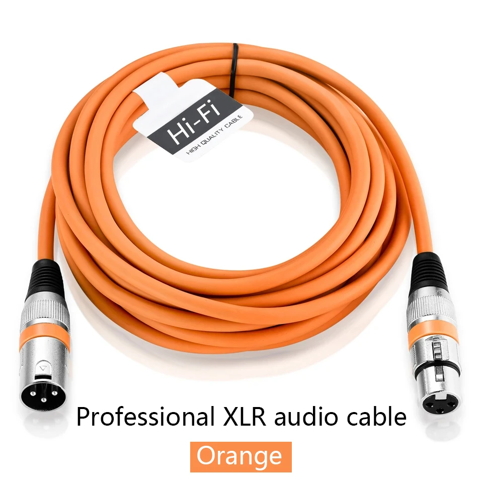 XLR Man-vrouw Kabel Professionele Microfoon Verlengkabel Voor Opname Mixer Evenwichtige Luidspreker Microfoon XLR 3Pin Audio Lijnen