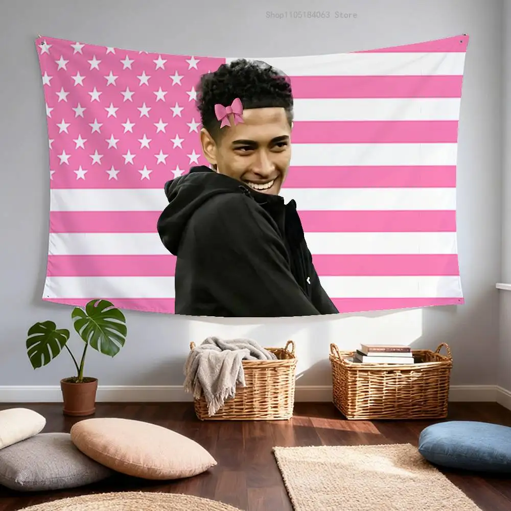 

J-JudeS Sport Football Flag Tapestry Banner For Bedroom Outdoor Living Room Restaurant Bar Wall Decor Party