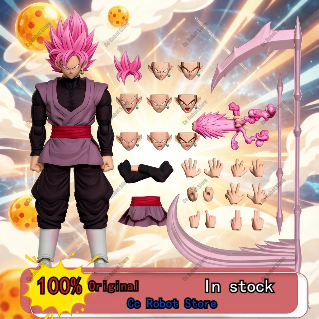 

DIMENSIONIA Studio Goku Black Arcade Animation Figure 'Rebellion of The Gods' Dragon Ball SHF Zamasu Goku 1/12 Collectible Model