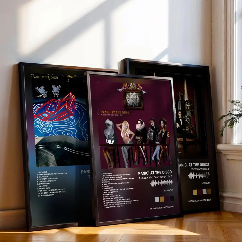 Panic At the Disco Poster Musik Album Cover für Zimmer Leinwand Malerei Druck Kunst Home Wand Dekor Bild Geschenk