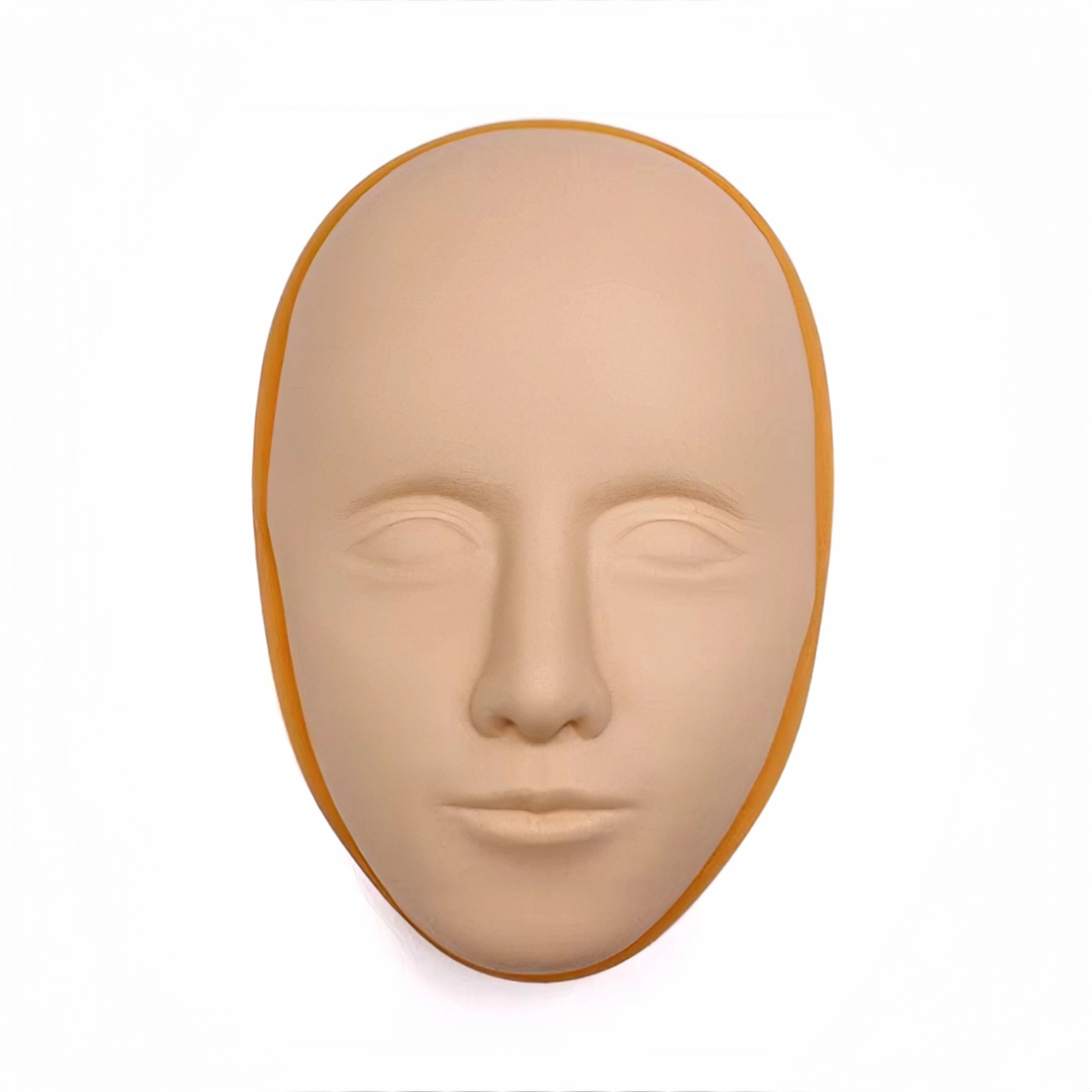 5D Facial Tattoo Training Head Silicone Practice Permanent Makeup Lip Eyebrow Tattoo Skin Mannequin Doll Face Head view 4