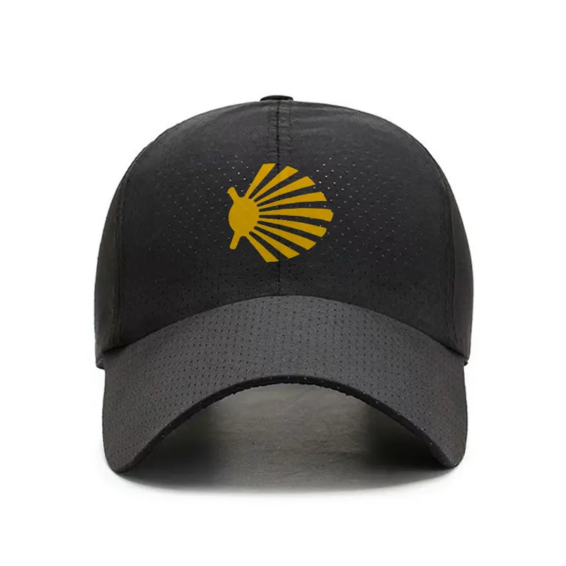 Camino de Santiago Shell Quick Dry Baseball Cap Adjustable Unisex Outdoor Hat