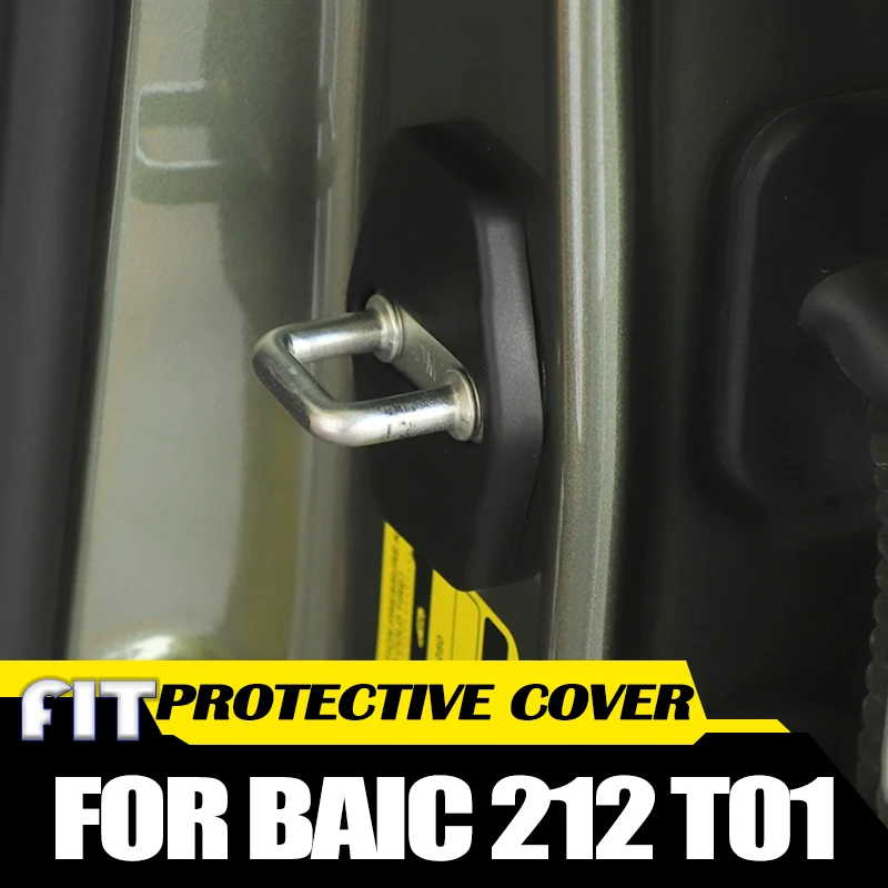 

Car Door Lock Buckle Protection Cover Fit for BAIC 212 T01 2024 2025 Modified Special Door Bolt Buckle Protection Accessories