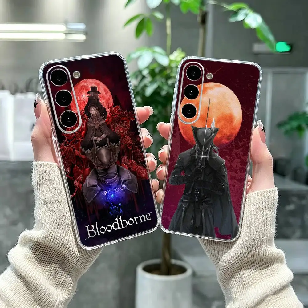 Bloodborn B-Bloo-odborn Game Phone Case For Samsung A71, A70, A52, A51, A40, A30, A20 Transparent Cover