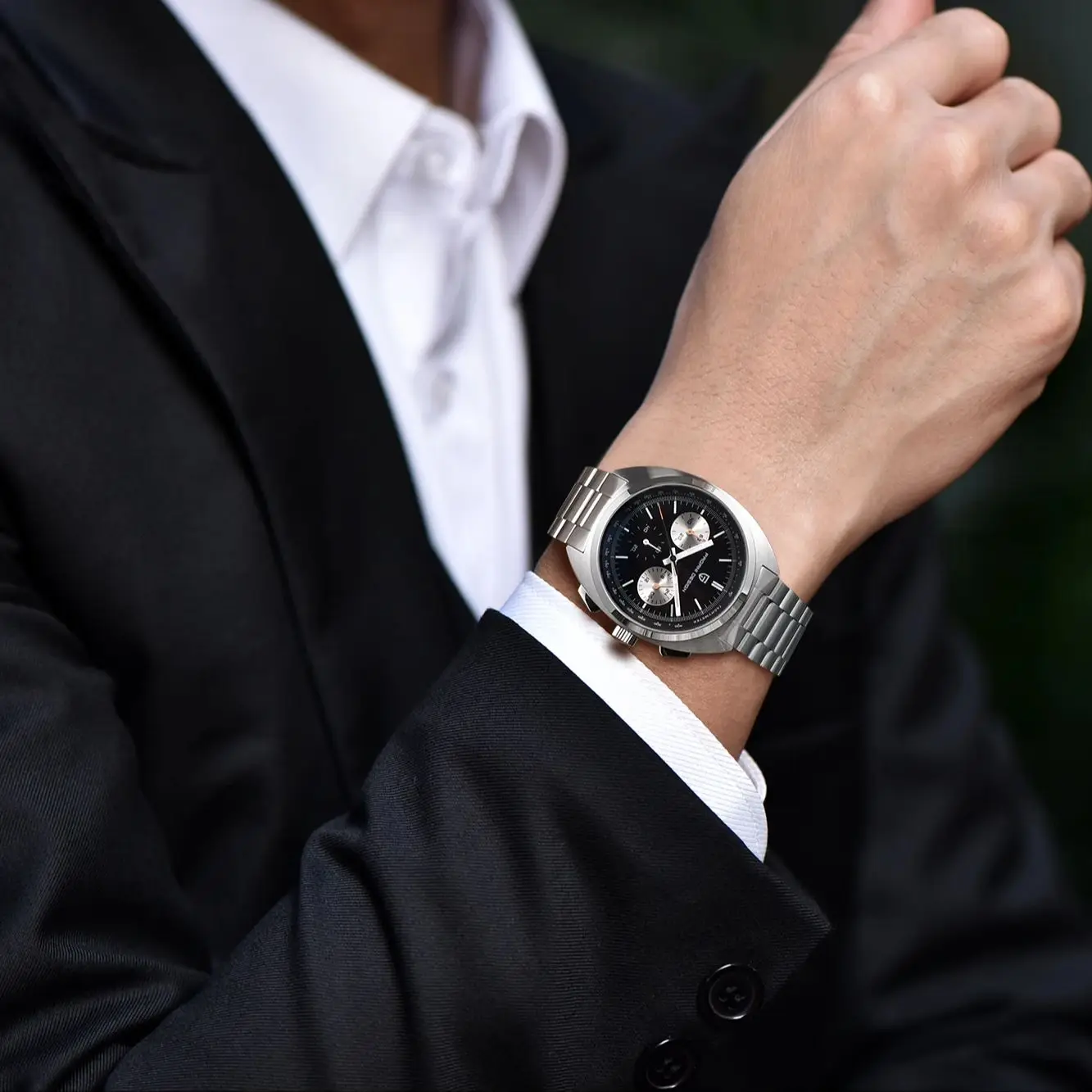 

PAGANI DESIGN Elite Men Quartz Watch Formal Attire Standard Configuration Small Three-Pin VK63 100m Diver Tachymeter Chronograph