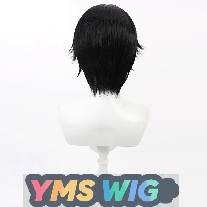 [YMS WIG] Rebellious Lucius Cos Peluca Negra Código diario Geass Rebellious Le Rouche