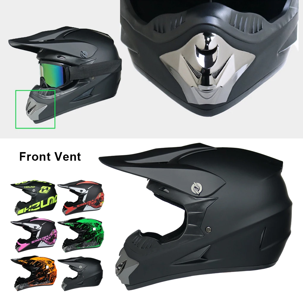 Bequemer Vollgesichts-Fahrrad helm mit breiter Anwendung Robuster und langlebiger Mountainbike-Helm grün l