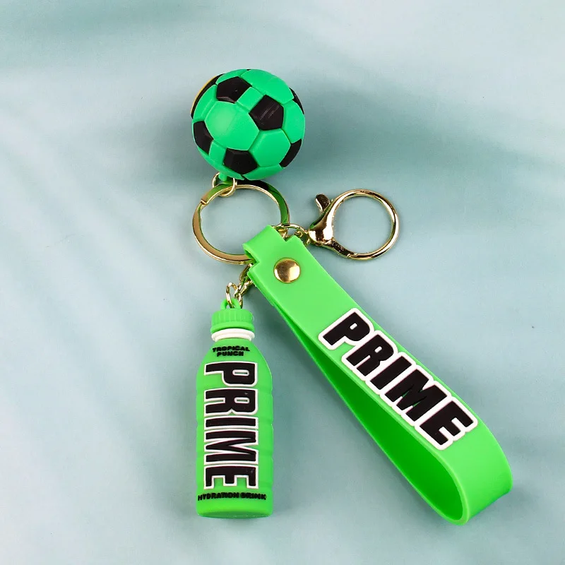 New Prime Drink 3D PVC Keychain Fashion Bottle Key Chain For Men Women Ornament Car Bag Pendant Keyring Accessories Gift