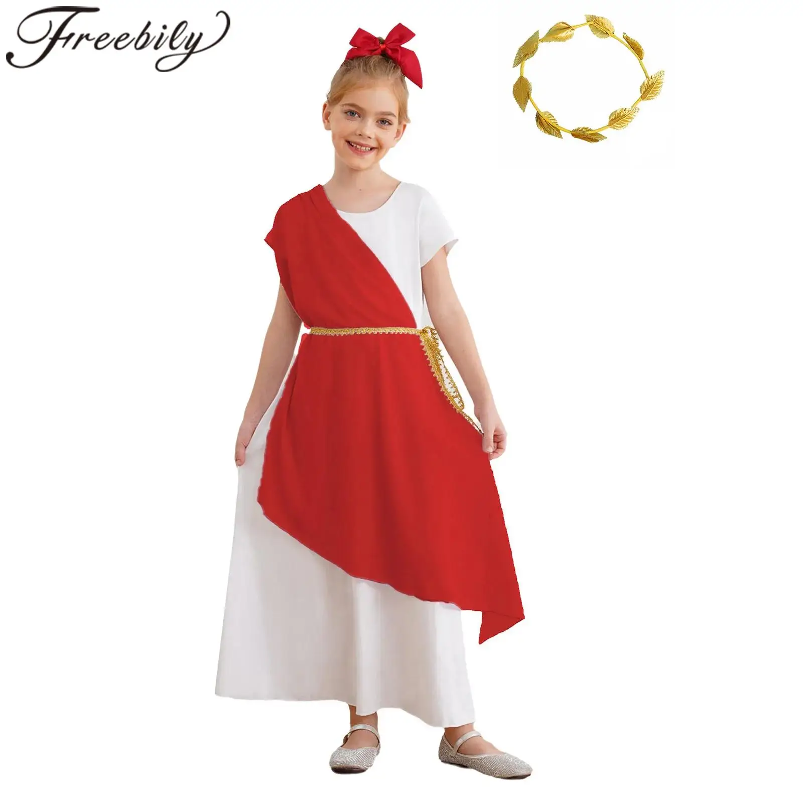 Vestido de princesa romano egipcio para Halloween, disfraz de princesa Toga griega antigua, fiesta temática, trajes de Cosplay de Carnaval, vestido elegante