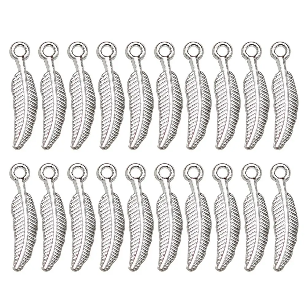 

20 Pcs Alloy Charms Jewelry Making Supplies Silver Color Diy Pendant Accessories Necklace Bracelet Earrings Craft