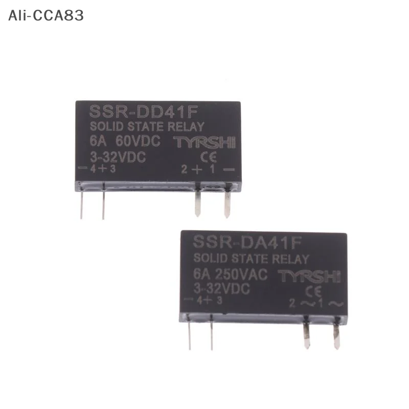 

SSR-41FDD/41FDA Solid State Relays DC To DC Slim Relay Module 3-32VDC 6A Mini Relay Non-contact DIN Rail Relay