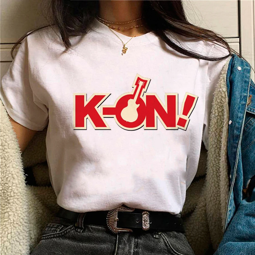 K-on Tee women streetwear t-shirts girl funny y2k streetwear clothing