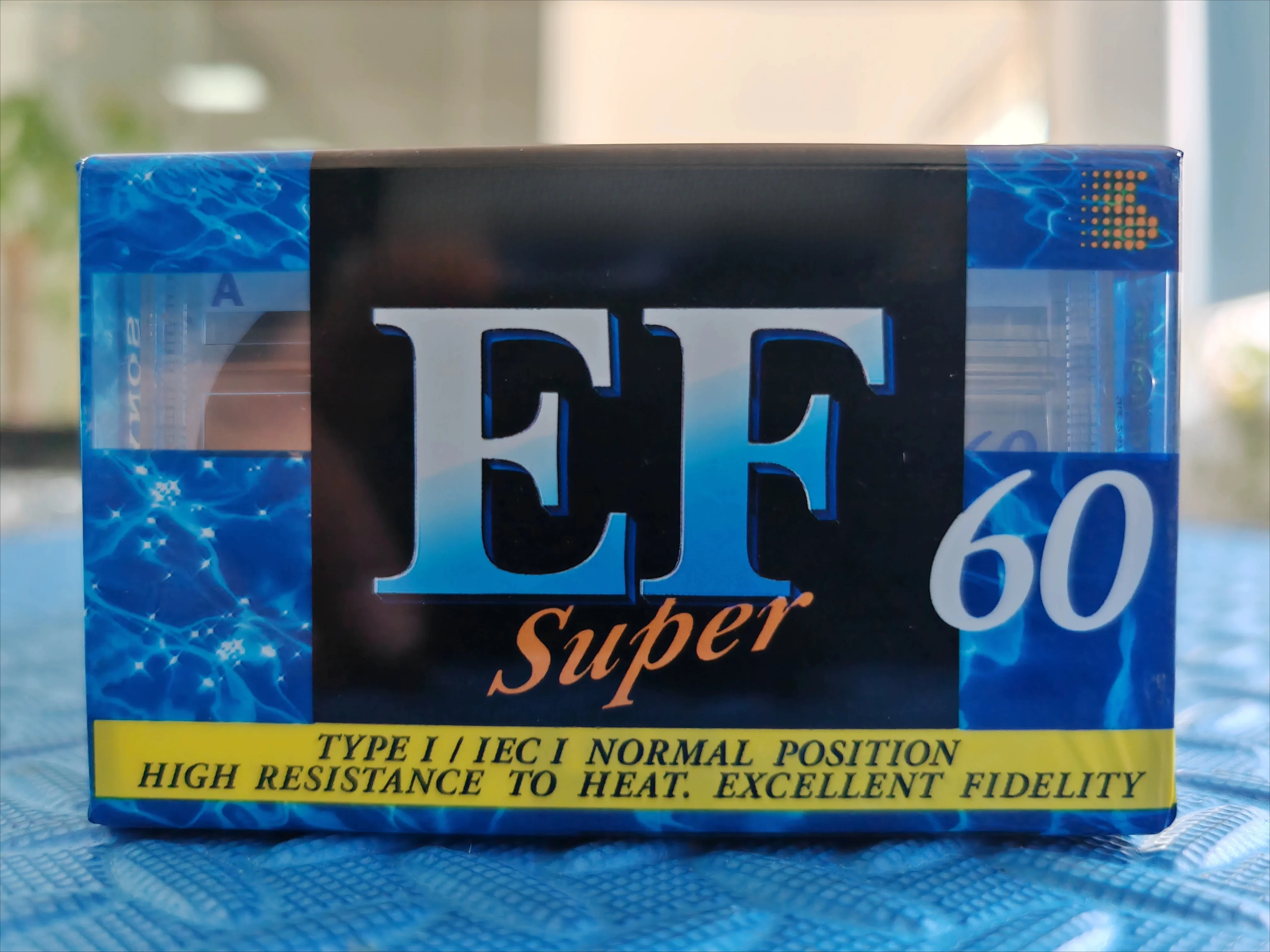 For SONY EF60 class with new unopened blank tape cassette collection nostalgia